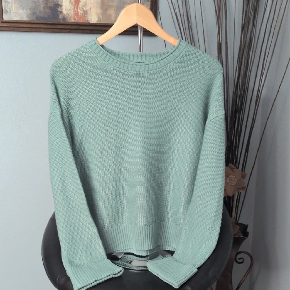 Max Studio Sage Green Knit Sweater